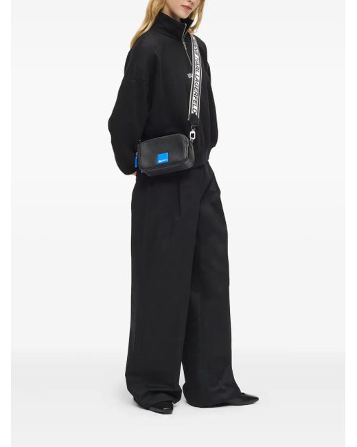 Karl Lagerfeld Blue Logo-Plaque Cross Body Bag