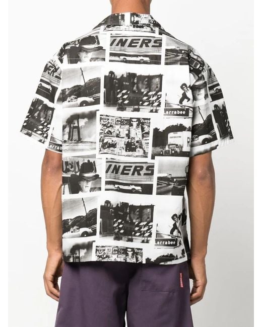 Neighborhood Black X Osamu Nagahama Photograph-Print Shirt for men