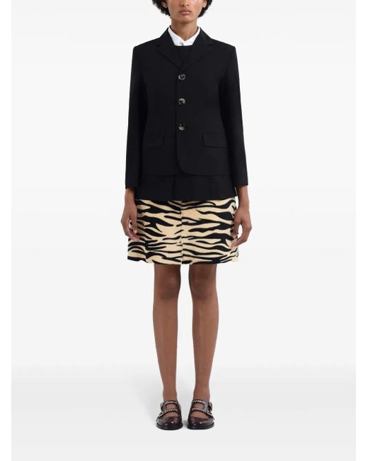 Marni Black Virgin Wool Blazer