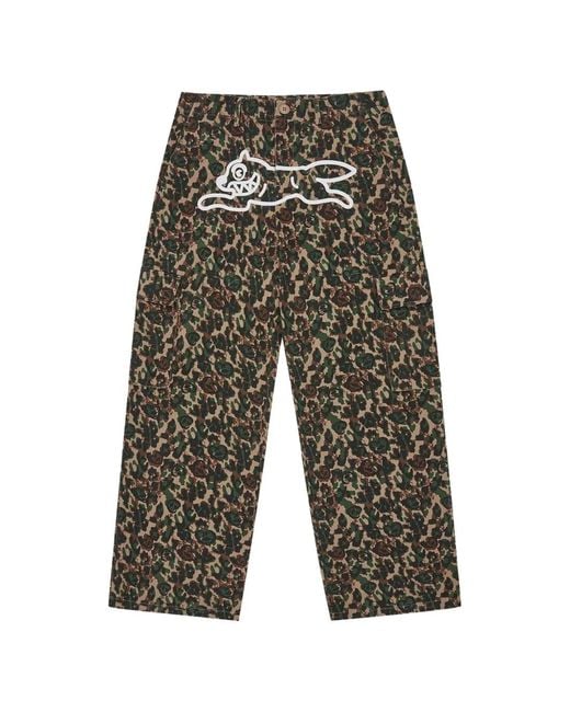 ICECREAM Gray Printed Trousers
