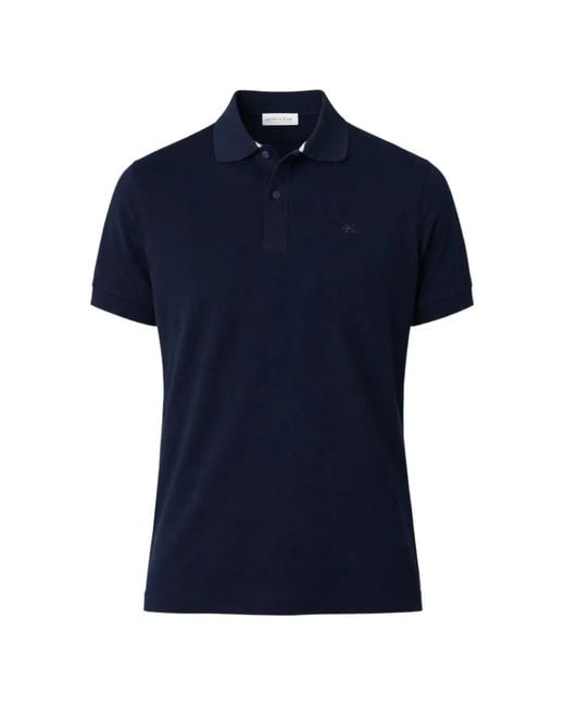 Paul & Shark Blue Short-Sleeve Polo Shirt for men