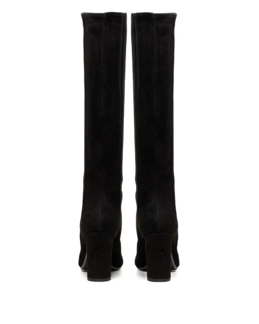 Poche Paris Black Amelie Knee-High Boots