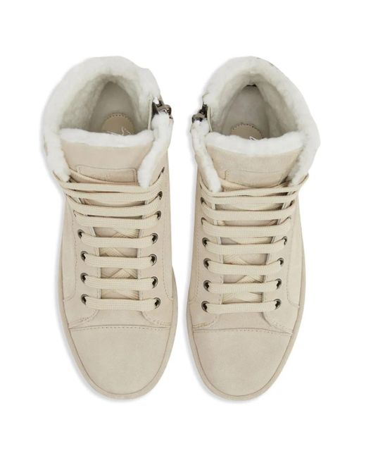 Giuseppe Zanotti Natural Gz City High-Top Sneakers