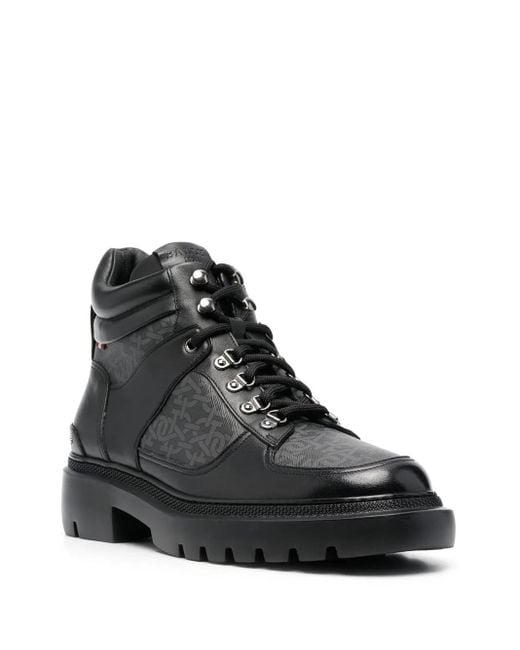 Bally Black Valensy Monogram Boots for men