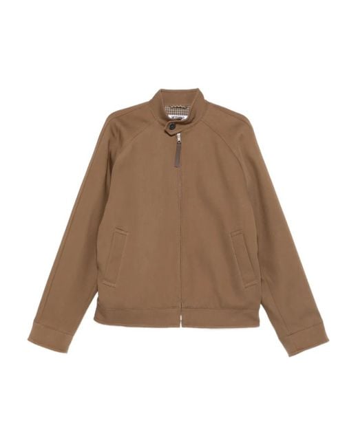 Bomber Con Zip di Moschino in Natural da Uomo