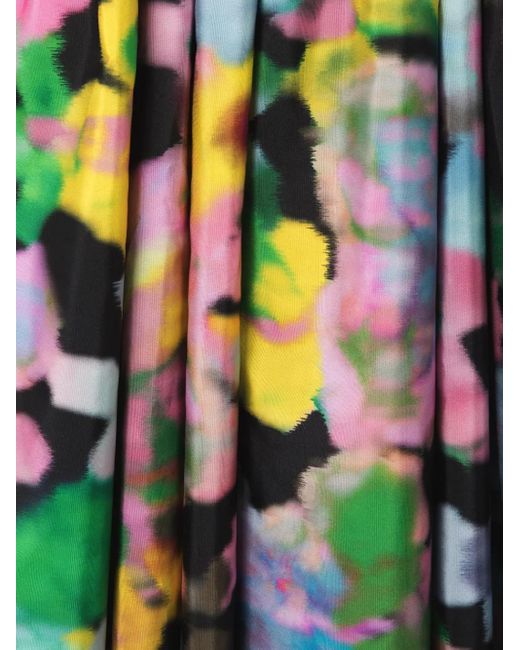 AZ FACTORY X Lutz Huelle Off-Shoulder Midi-Jurk in het Pink