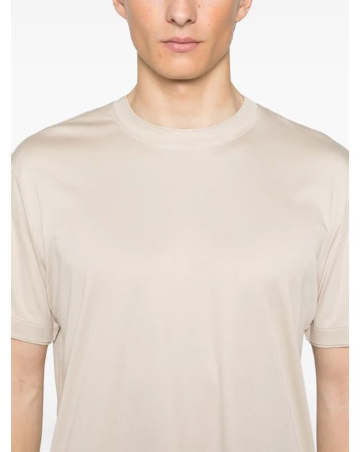 Eleventy Natural Layer-Detailed T-Shirt for men