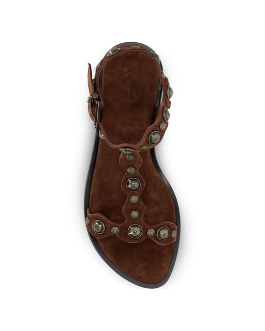 Ash White Phanny Studded Sandals