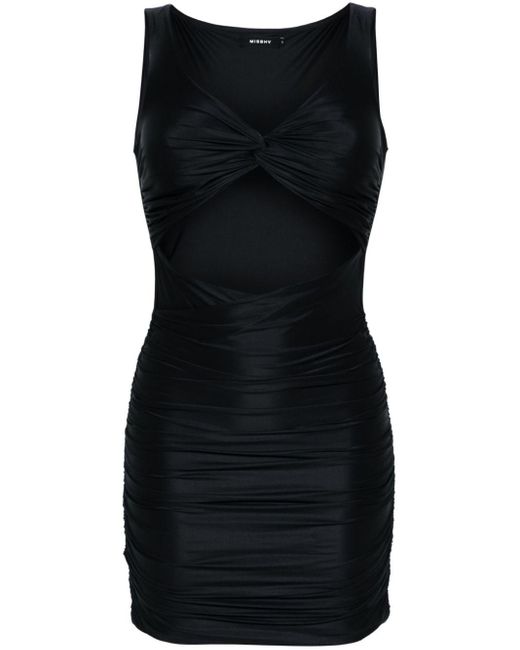 M I S B H V Pandora Mini-jurk Met Uitgesneden Details in het Black