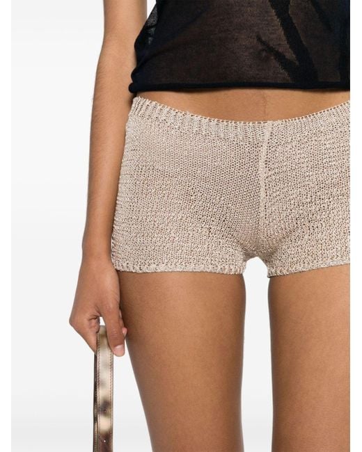 PALOMA WOOL｜SHORTS (Nicos (SO6401-beige)) Paloma Wool Trefle Knitted Shorts in Natural | Lyst