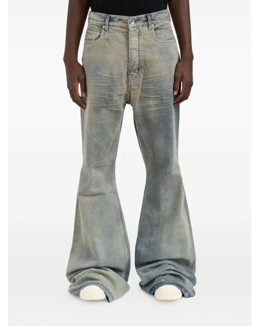 Rick Owens Gray Bootcut Jeans for men