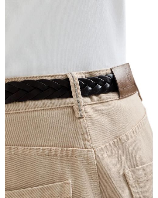 Brunello Cucinelli White Jean En Coton