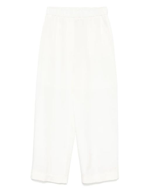 Peserico テーパードパンツ White