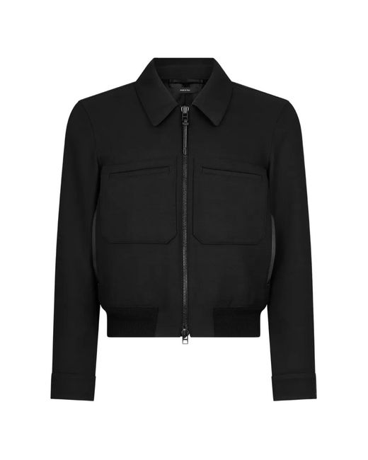 Tom Ford Black Zip Pocket Jacket for men