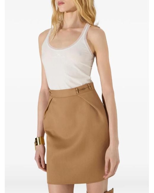 Elisabetta Franchi White Tank Top