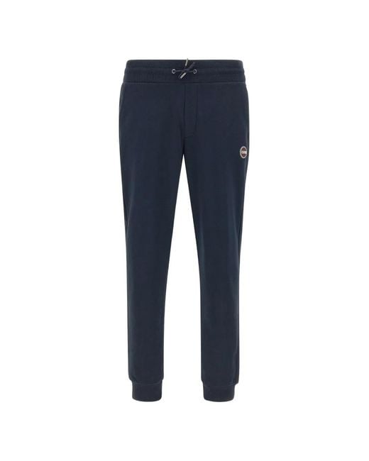 Colmar Blue Logo-Patch Drawstring Track Pants for men