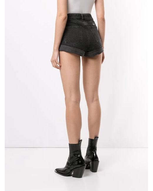 Haculla Black Fold Denim Shorts