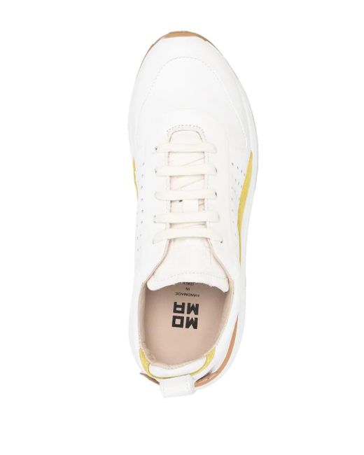 Moma Metallic Allacciata Low-Top Sneakers