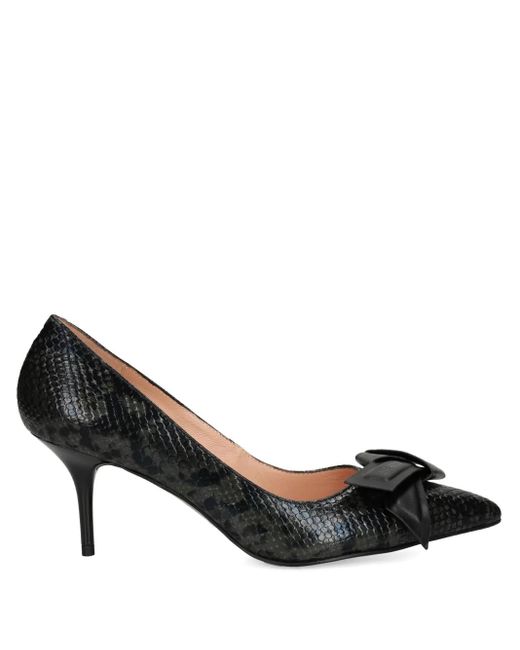 Escarpins À Effet Peau De Serpent Love Moschino en coloris Black