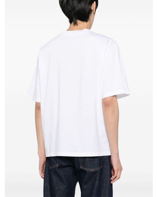 メンズ DSquared² ロゴ Tシャツ White