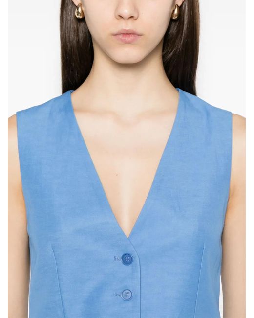 P.A.R.O.S.H. Blue Raisa Gilet