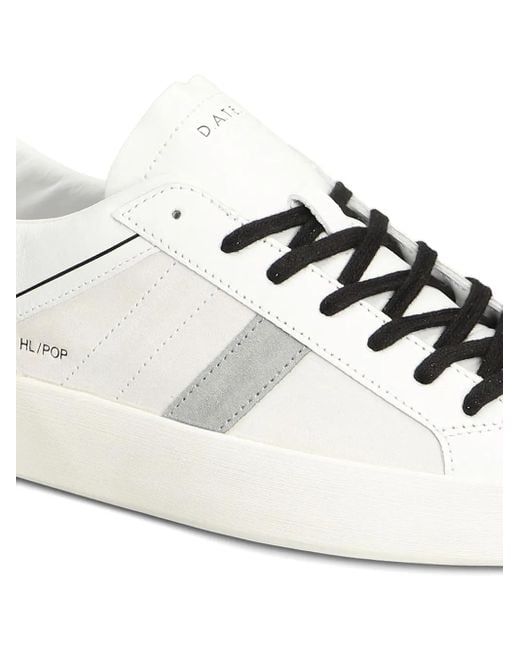 Sneakers Con Inserti di Date in White da Uomo