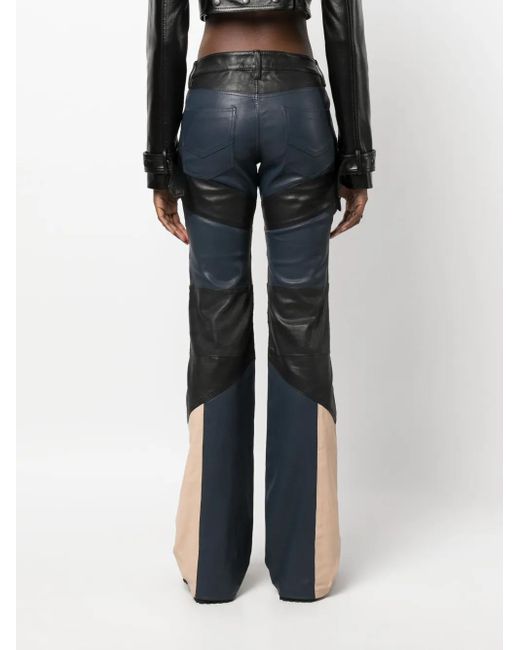 Zadig & Voltaire Blue Schlaghose Mit Einsätzen