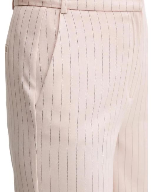 Morgan Pink Pinstripe Trousers