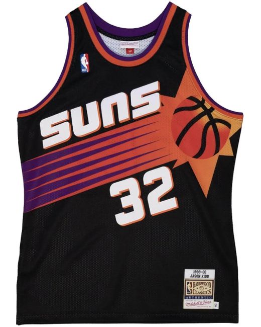 Mitchell & Ness Black "Nba Phoenix Suns 99 Jason Kidd" Authentic Jersey for men