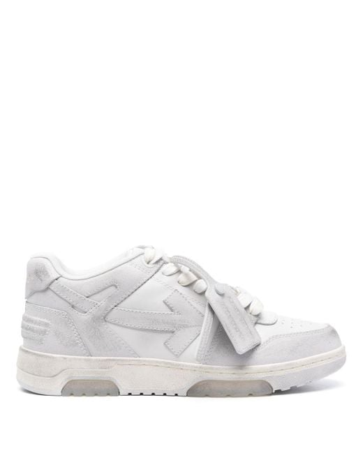 Off-White c/o Virgil Abloh Out Of Office Vintage Leather White Whit for men