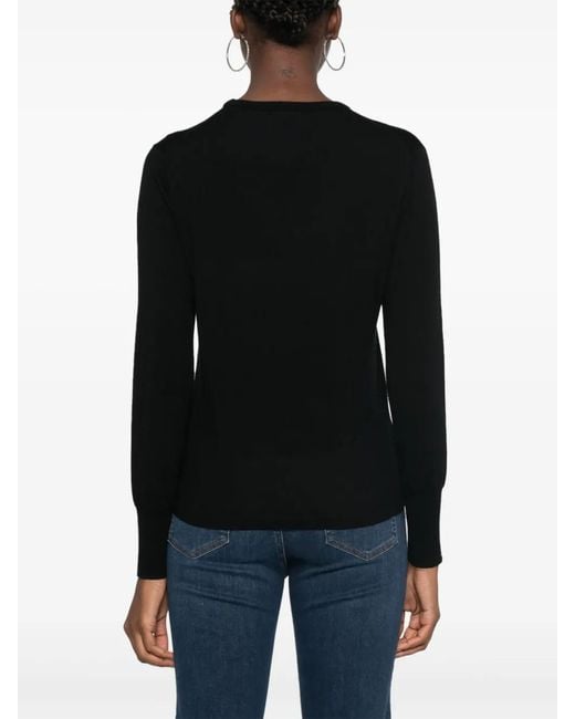 Aspesi Black Wool Sweater