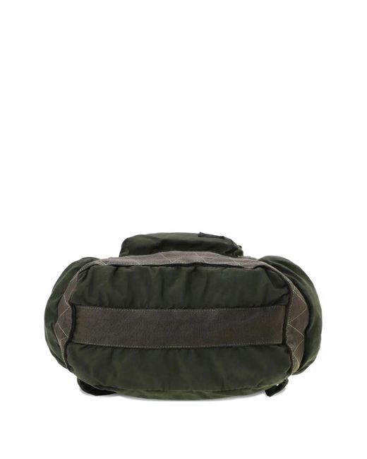 Porter-Yoshida and Co Black Zip-Pocket Backpack