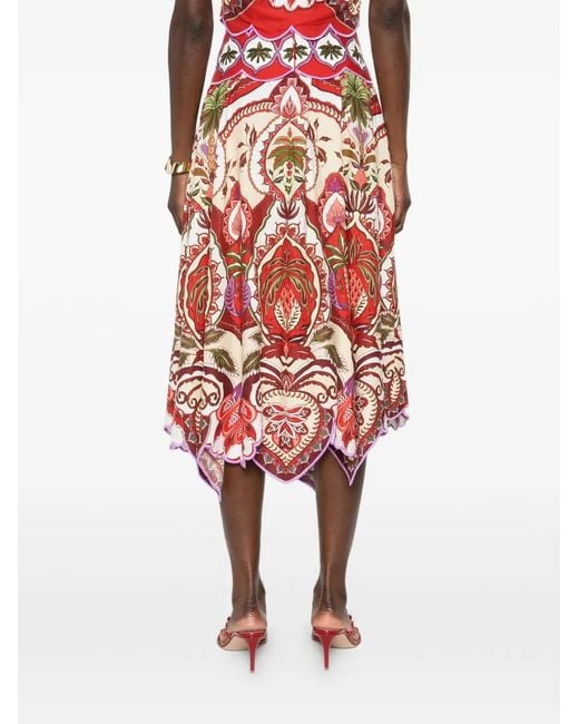 Farm Rio Red Skirts