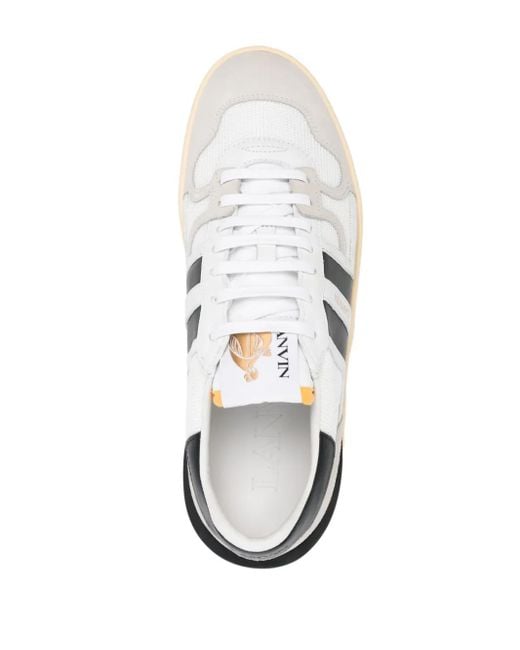 Lanvin White Clay Sneakers