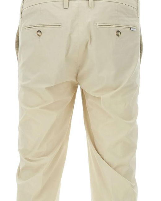 Re-hash Natural Welt-Pockets Cuffed Trousers for men