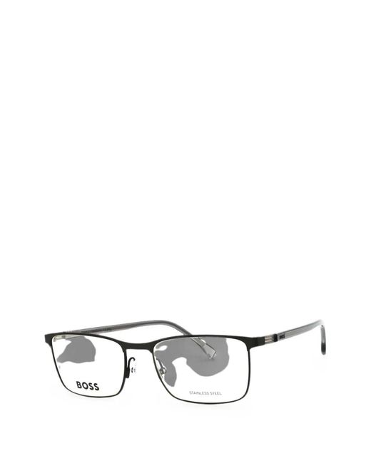Boss Black Rectangle-Frame Glasses for men