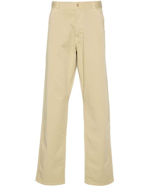 Pantalones chinos con cinturilla elástica Aspesi de hombre de color Natural