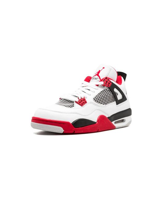 Nike White Air 4 Retro "Fire" Sneakers