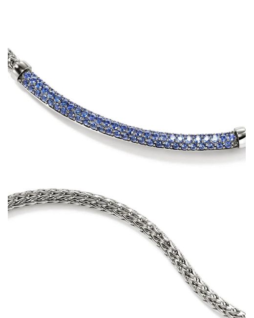 John Hardy White Jh Essential Sapphire Necklace