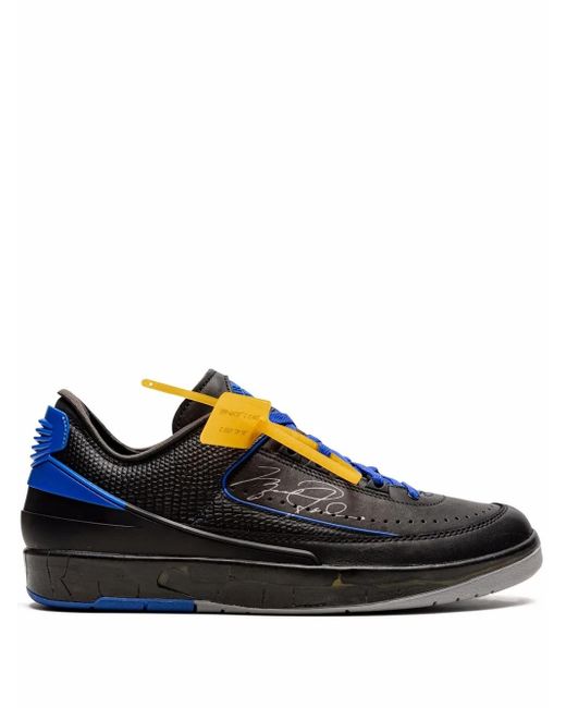 Nike Blue X Off- Air 2 Retro Low Og Sp Sneakers