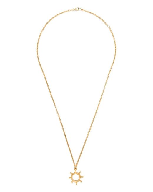 Alighieri Metallic Nocturnal Helm-Plated Necklace