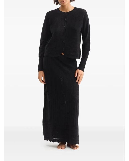 Eres Black Rythmée Skirt
