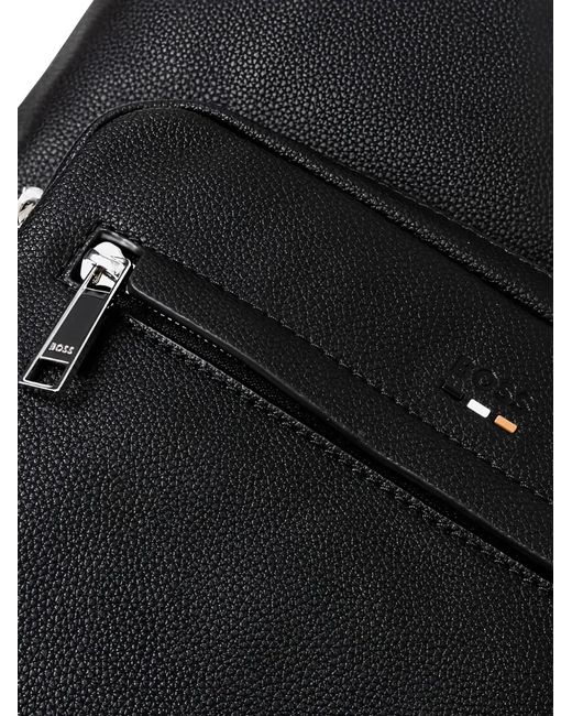 Boss Black Ray Logo-Print Backpack