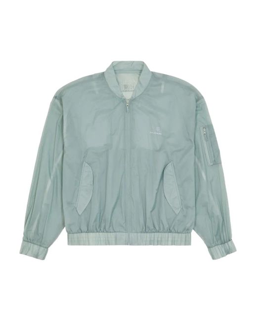 MM6 MAISON MARGIELA X SALOMON Blue X Salomon Numbers-Print Bomber Jacket