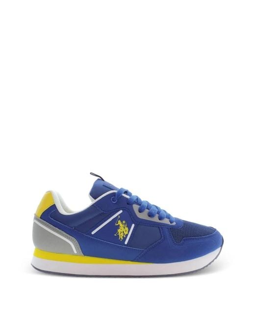 Baskets À Patch Logo U.S. POLO ASSN. pour homme en coloris Blue
