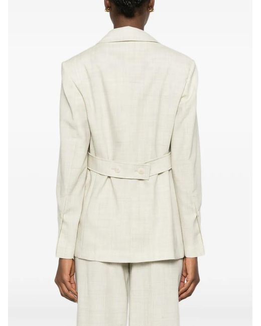 Joseph White Maati Pocket Single-Breasted Blazer