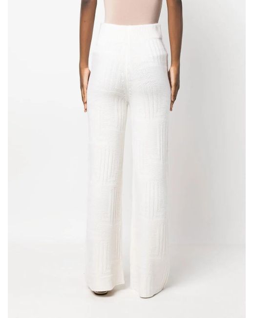 Lanvin Gebreide Broek in het White