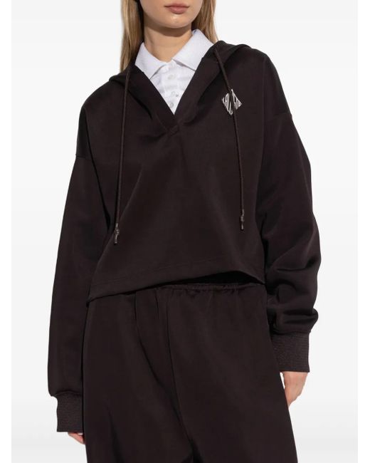 Lacoste Black Logo-Patch Hoodie