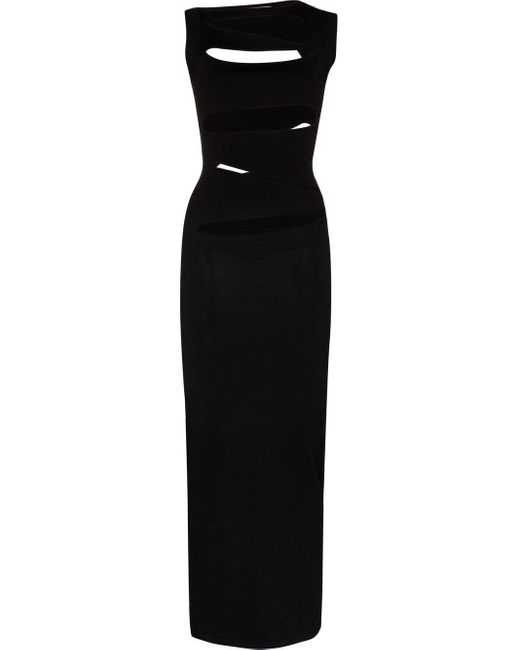 Christopher Esber Cut-out Knitted Dress in Black - Lyst
