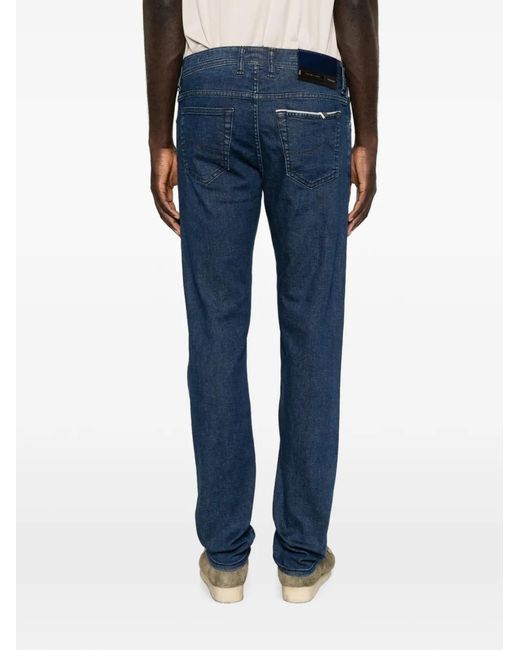 Jacob Cohen Blue Jean À Coupe Droite for men